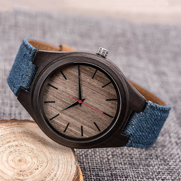 Derichi Canvas Wooden Watch