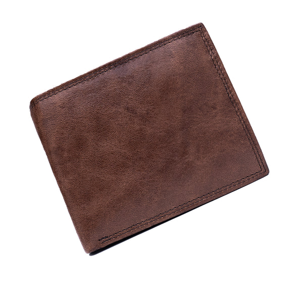 Leather men wallet Bifold